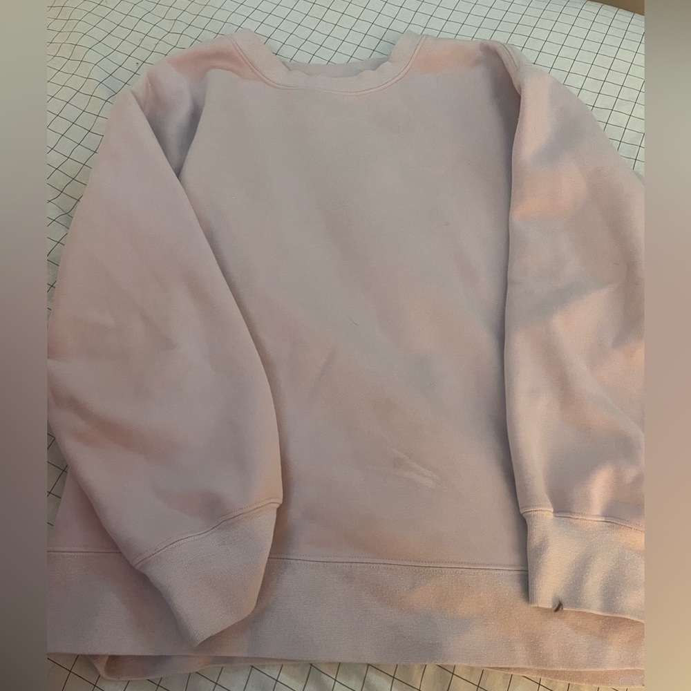 light pink Fabletics crewneck